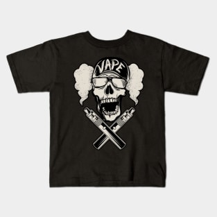 Skull Vape Kids T-Shirt